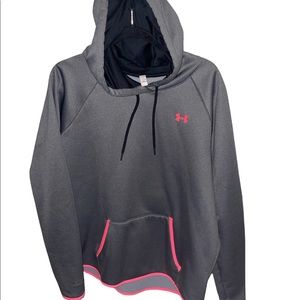 Under Armour Cold Gear XL Loose Gray with Pink lining